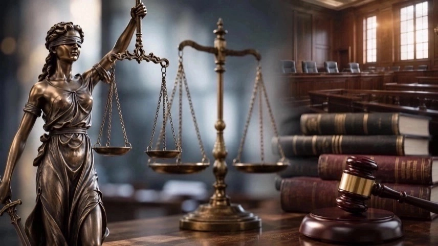 Leerer Rathausflur mit Bürotür und Aktenordnern in einer kommunalen Verwaltung im Zusammenhang mit Ermittlungen in Mönsheim
