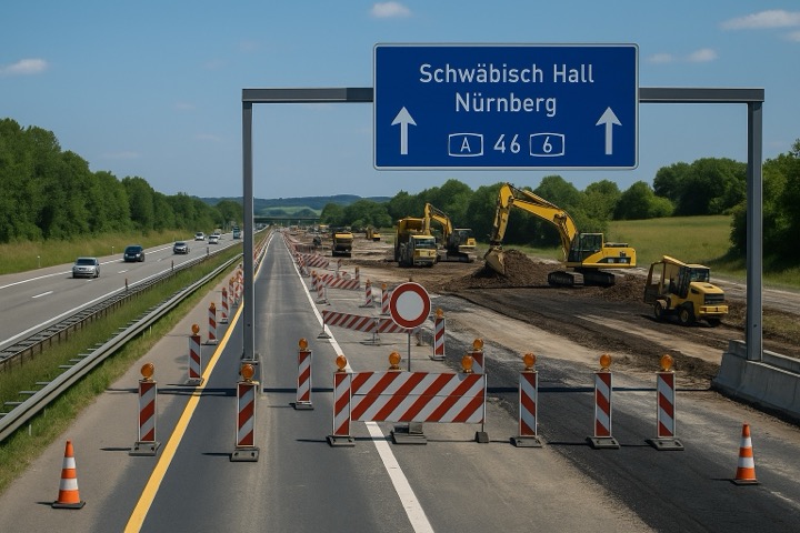 Sperrung A6