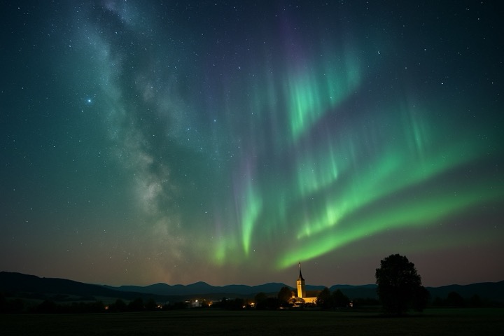 Polarlichter Bayern
