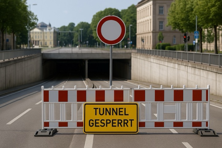 Sperrung Karlsruhe