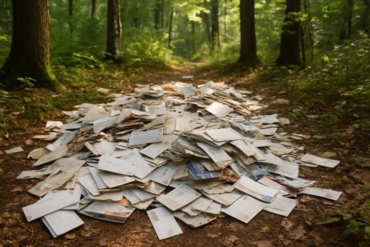 Briefe im Wald