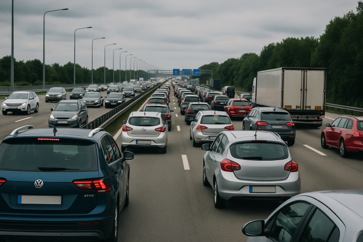 Stau Pfingsten 2025