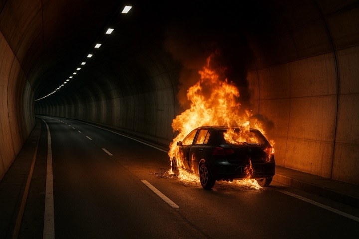 Stau Gotthardtunnel