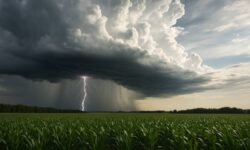 Gewitter über Bayern