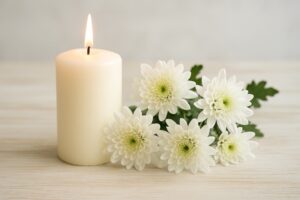 Kerze Abschied