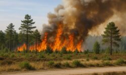 Feuer in Gohrischheide