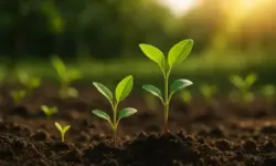 Baden-Württemberg – junge Pflanzen im Sonnenlicht, Symbol für Jugendbeteiligung und nachhaltige Entwicklung.