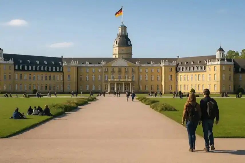 Karlsruher Schloss als Symbolbild für Ausflugstipps und Veranstaltungen zum Tag der Deutschen Einheit 2025 in Karlsruhe.