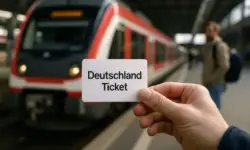 Deutschlandticket am Bahnhof