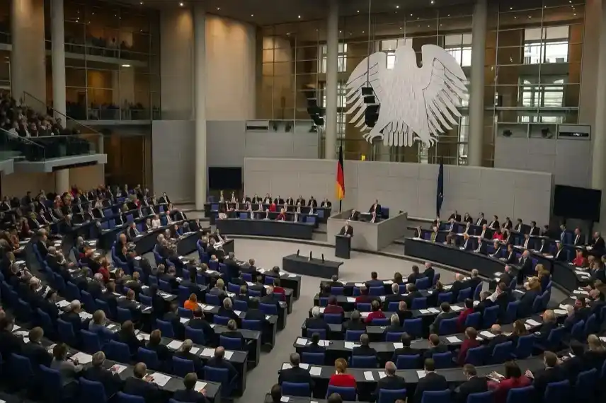 Sitzung im Bundestag Berlin
