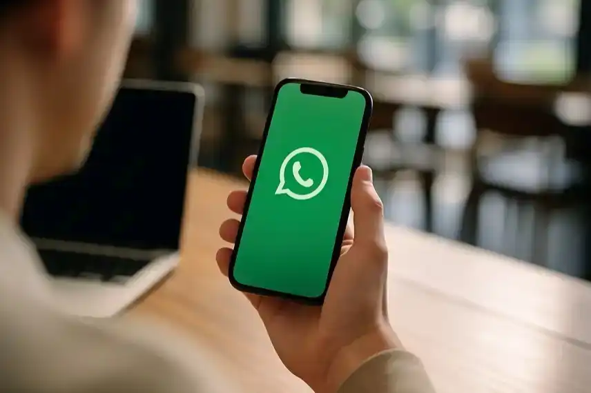 Smartphone und Laptop bei Tageslicht