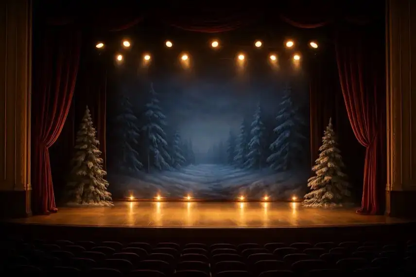 Kamera, Mikrofon und Gesetzesbücher auf einem Holzschreibtisch, im Hintergrund ein Laptop.