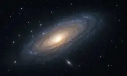 Großes Teleskop-Observatorium auf einem Berg unter einem sternklaren Nachthimmel mit sichtbarer Milchstraße.