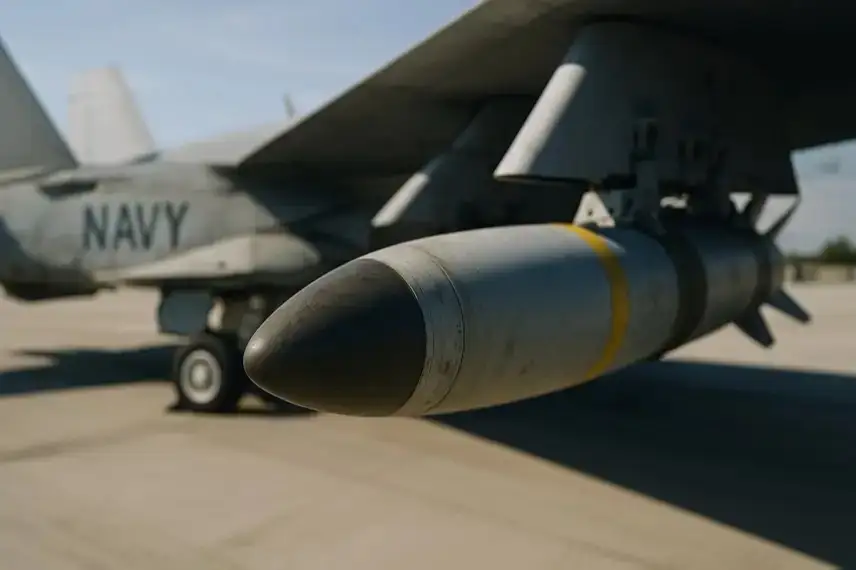 Ruhiger Ozean mit leichter Wellenbewegung, im Hintergrund unscharf ein weit entferntes graues Schiff am Horizont.