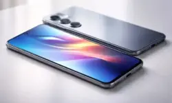 Modernes Smartphone mit großem Display und Kameramodul auf neutralem Hintergrund, Symbol für das Samsung Galaxy S26 und aktuelle Smartphone-Technik